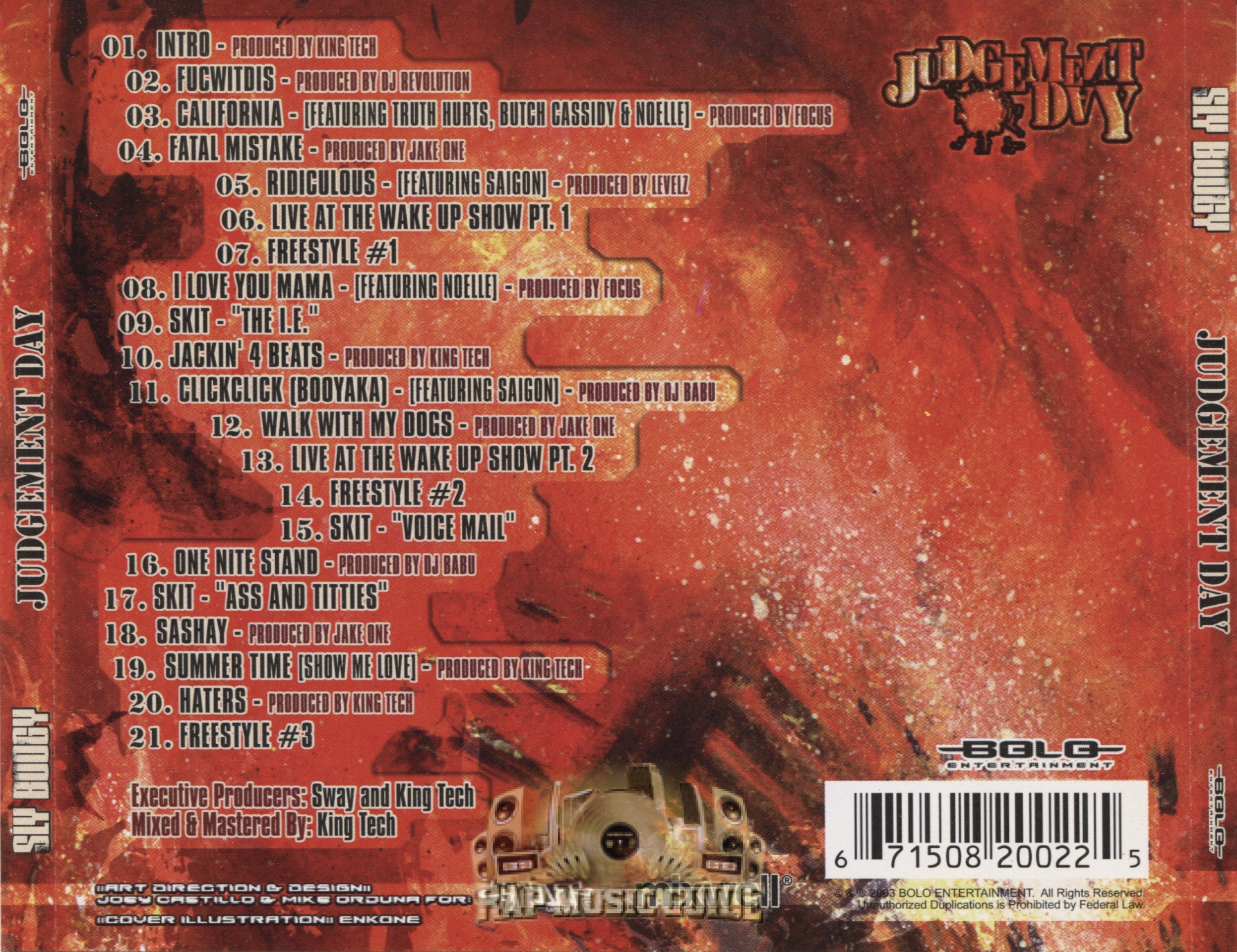 Sly Boogy - Judgement Day: CD | Rap Music Guide